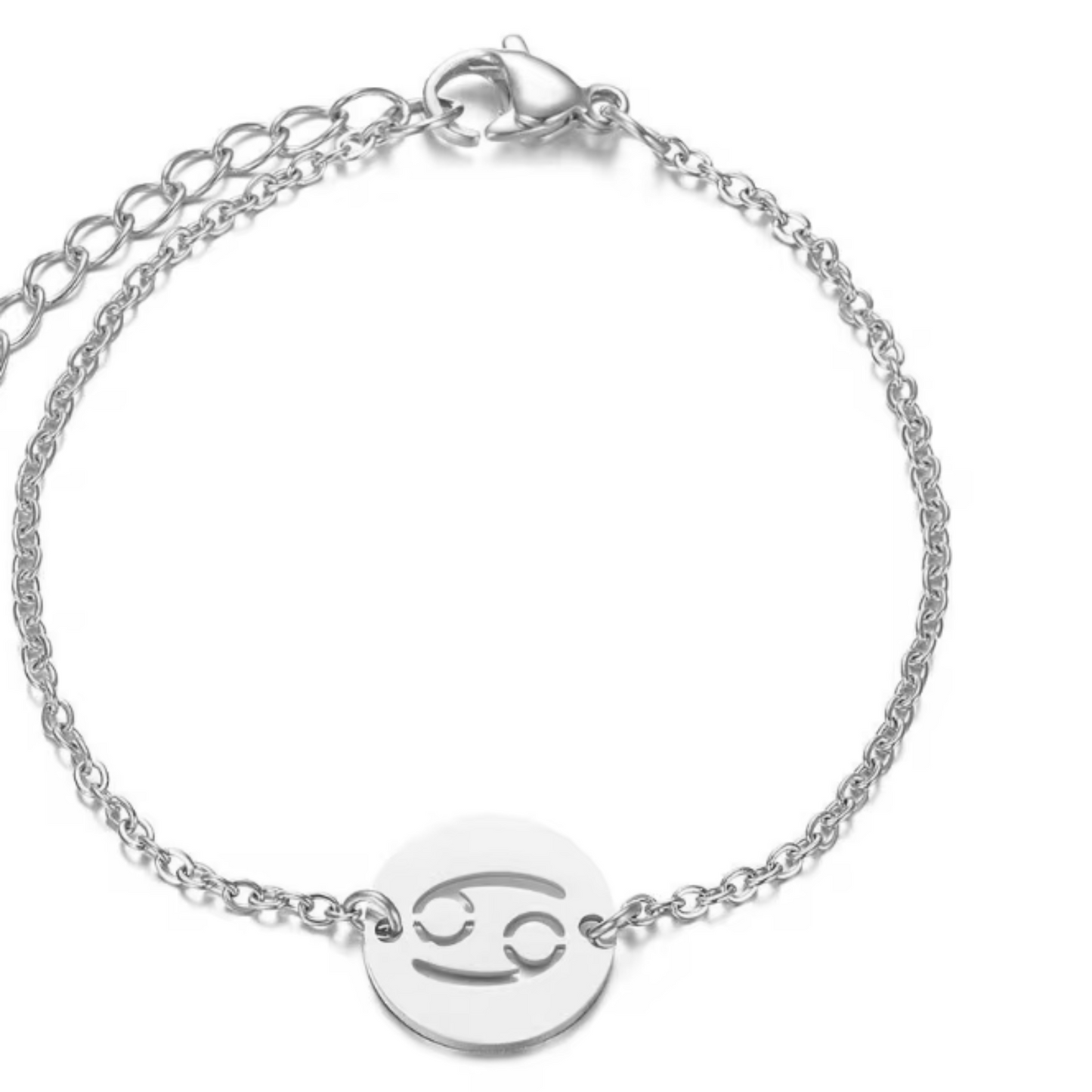 Zodiac Charms Bracelet Silver