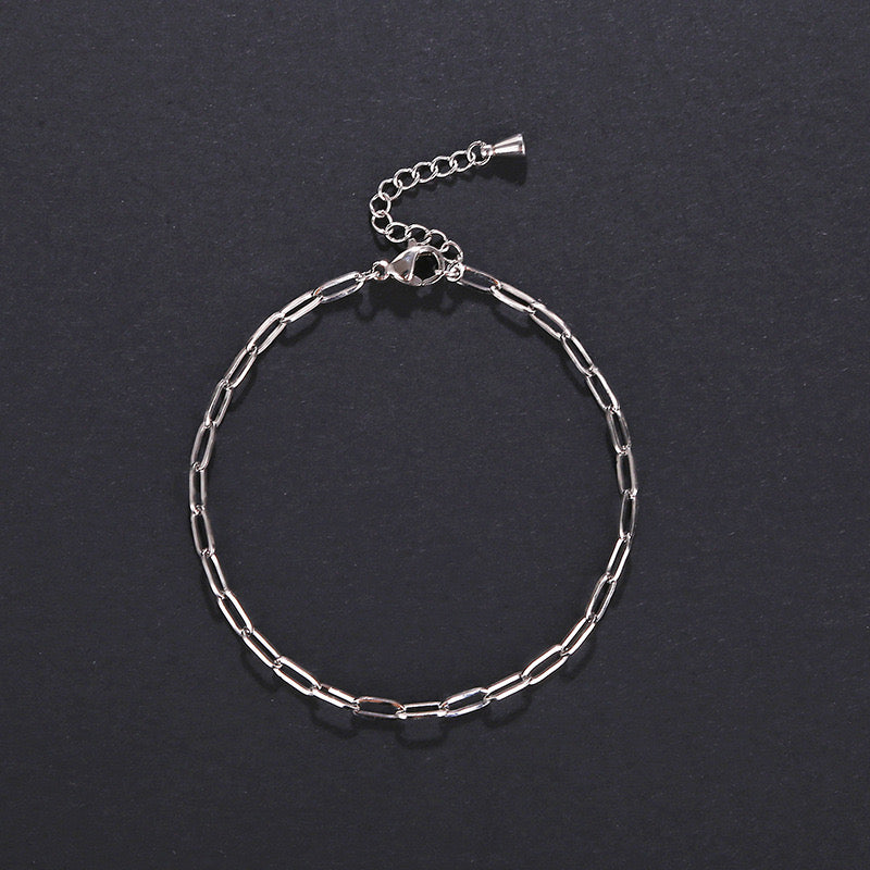 Tanya Paperclip Chain Bracelet Personalised